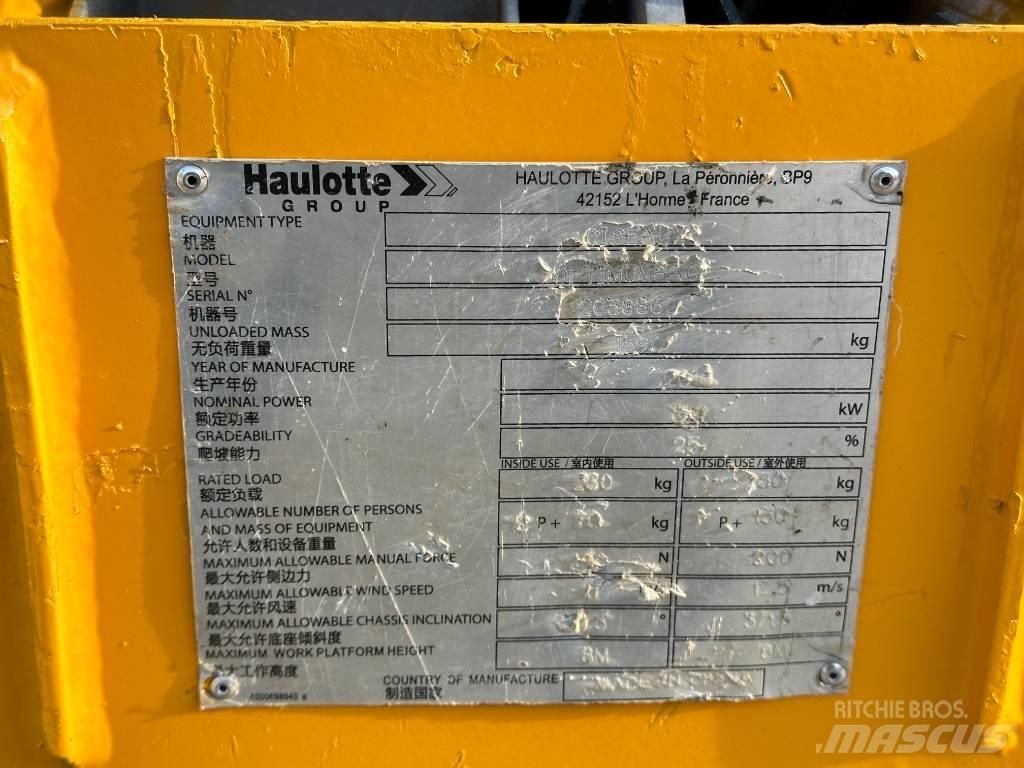 Haulotte OPTIMUM 8 Šķerveida pacēlāji