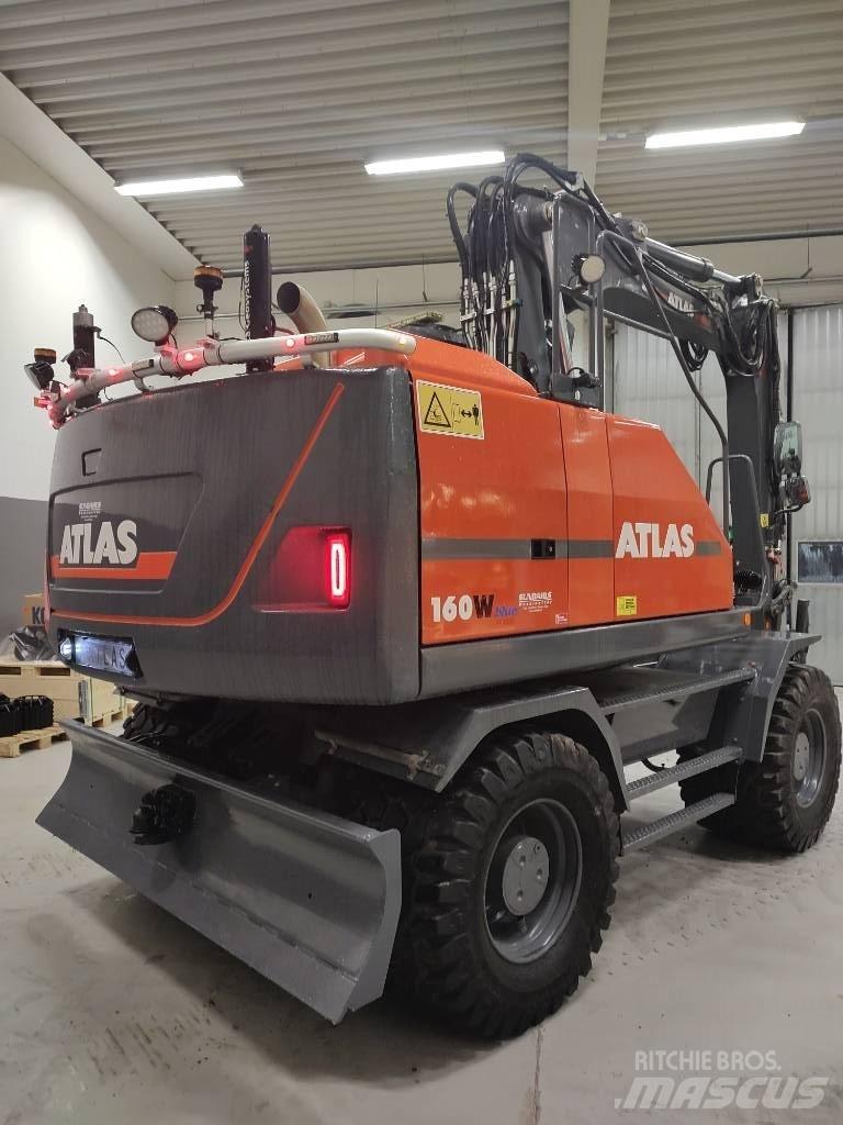 Atlas 160 W Ekskavatori uz riteņiem