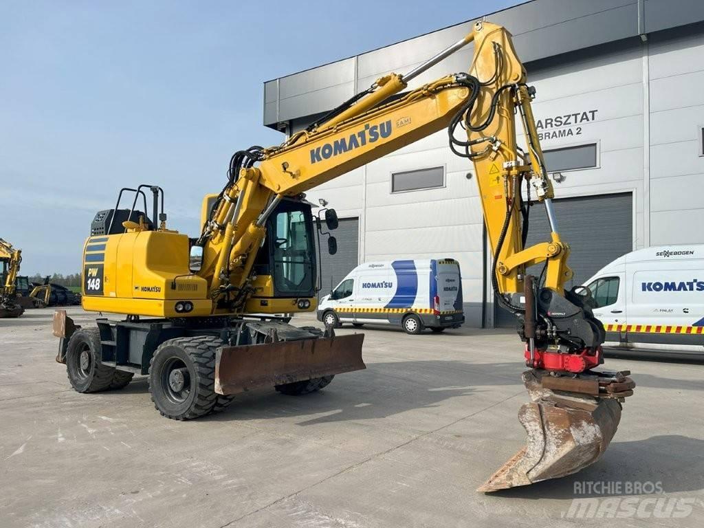 Komatsu PW 148-11 Ekskavatori uz riteņiem