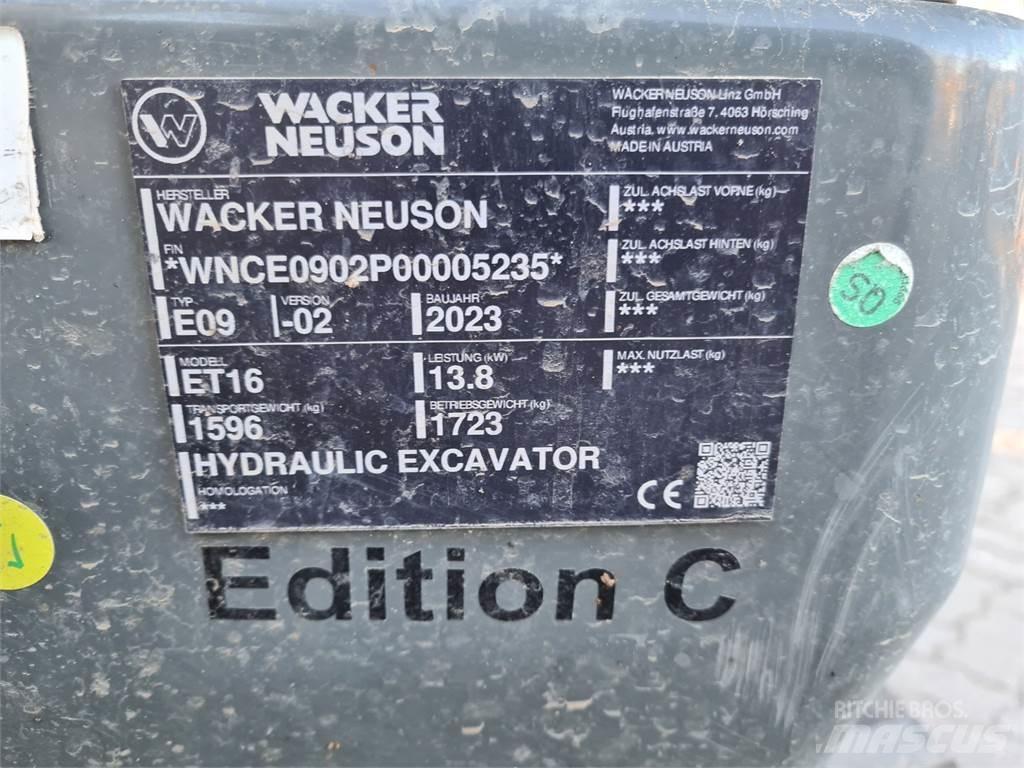 Wacker Neuson ET16 Kāpurķēžu ekskavatori