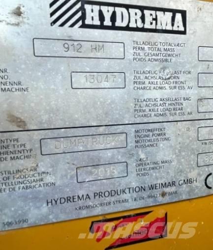 Hydrema 912 HM Artikulētie pašizgāzēji