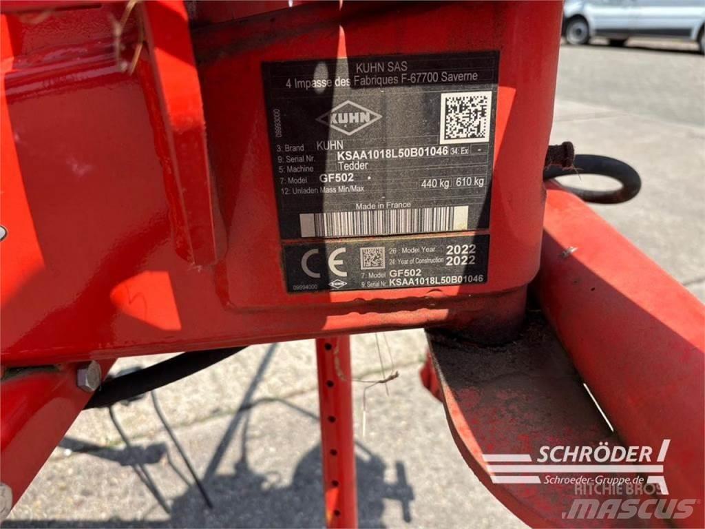 Kuhn GF 502 Grābekļi un siena ārdītāji