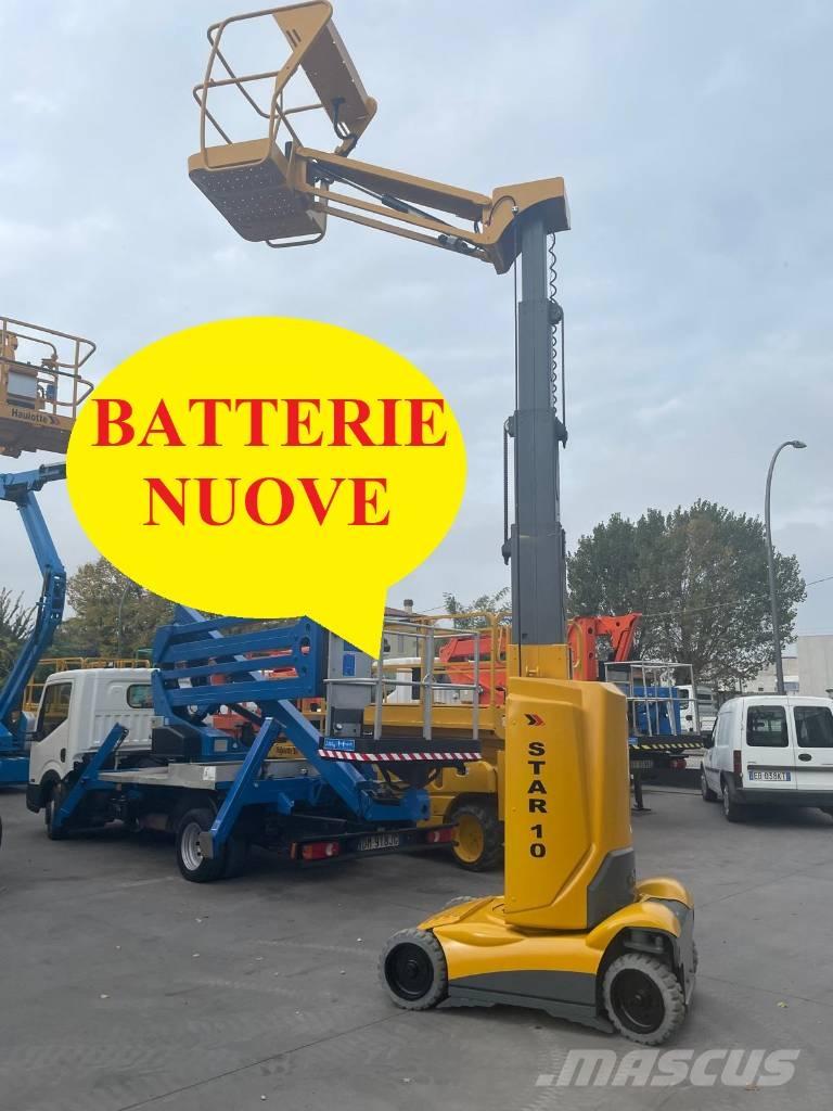 Haulotte Star 10 Vertikālie pacēlāji