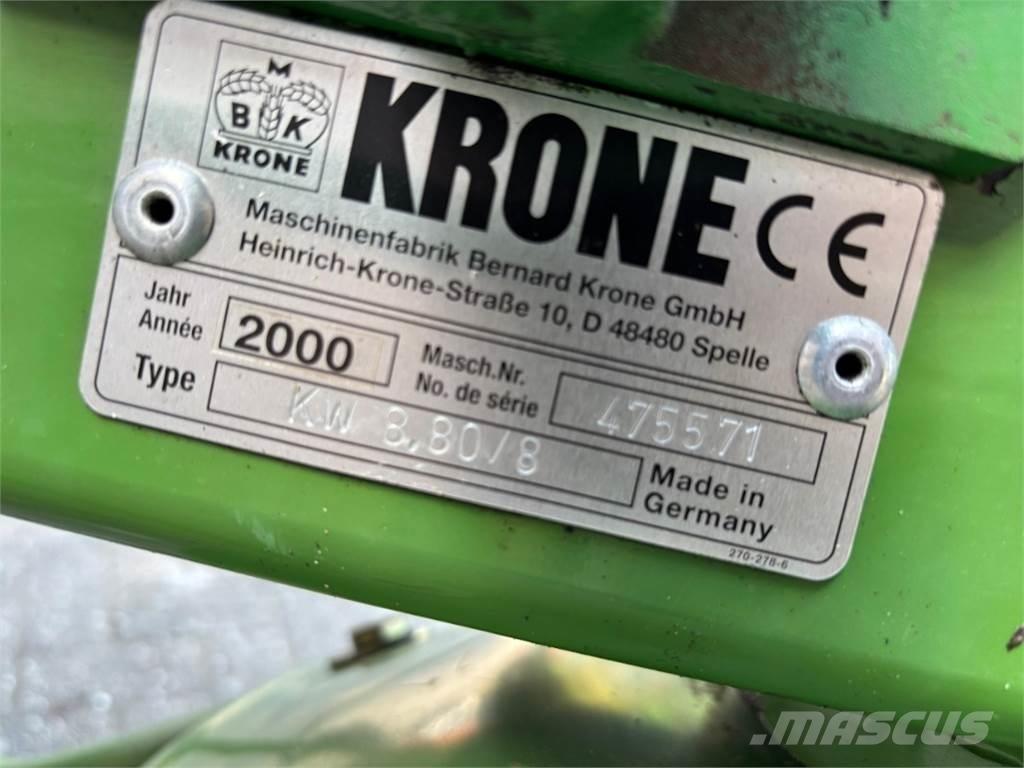 Krone KW 8.80/8 Grābekļi un siena ārdītāji