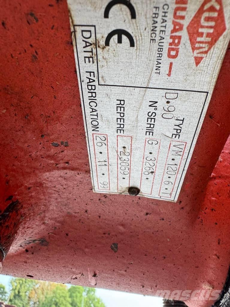 Kuhn Vari-Master 120 Maiņvērsējarkli