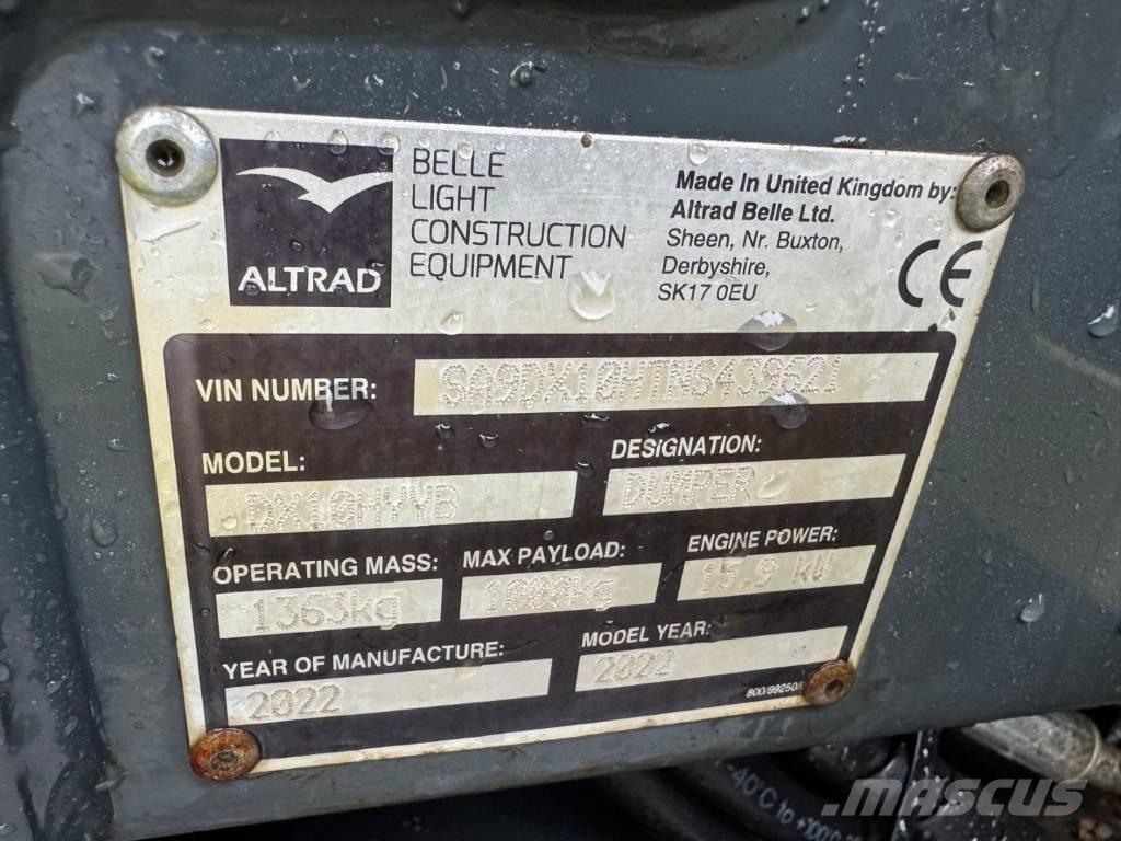 Altrad Belle DX1000 Mini pašizgāzēji