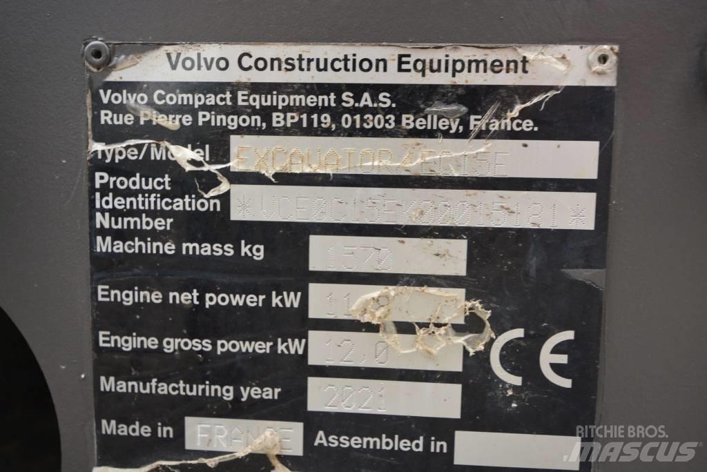 Volvo EC 15 E Mini ekskavatori < 7 t