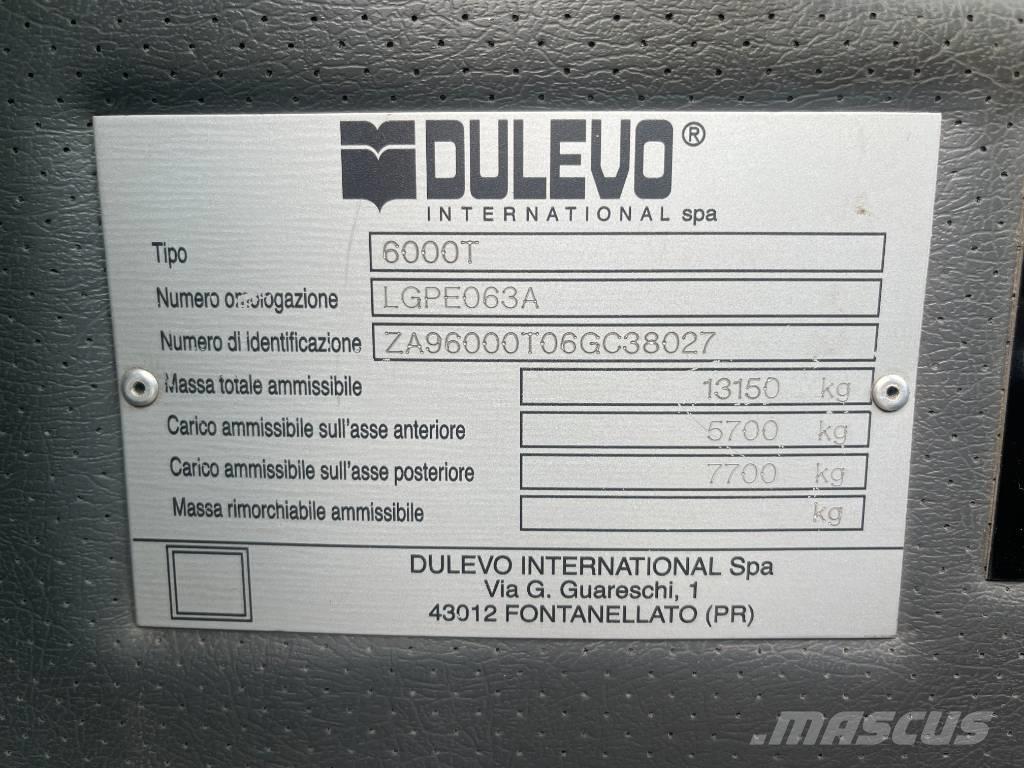 Dulevo 6000 Ielu tīrīšanas mašīnas