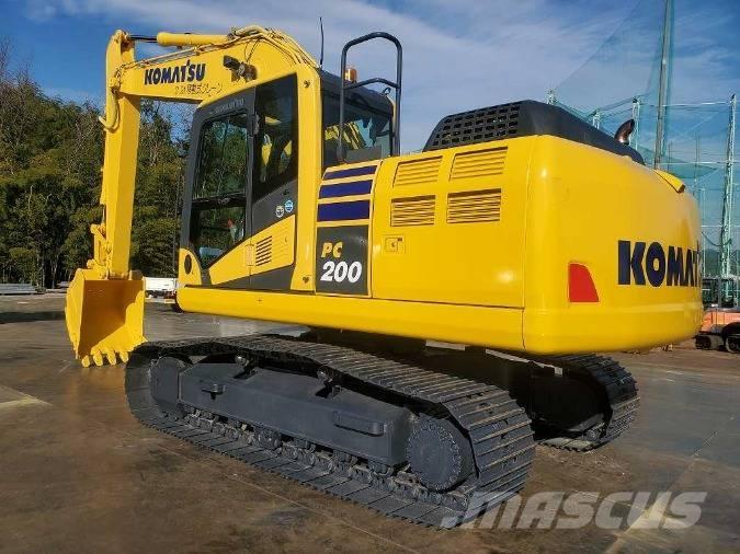 Komatsu PC 200 Kāpurķēžu ekskavatori