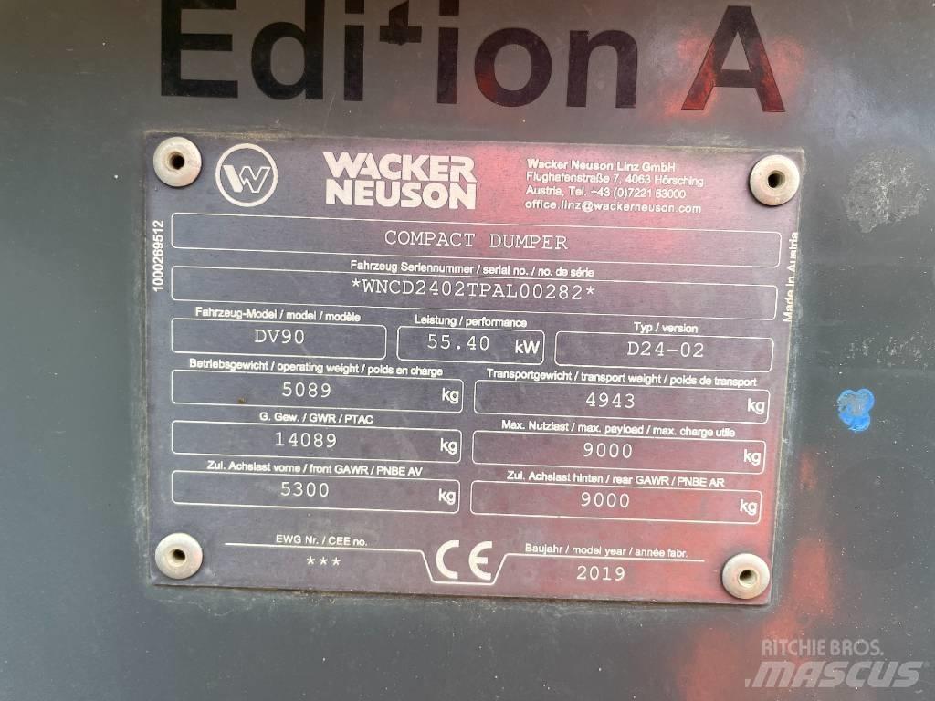 Wacker Neuson DV 90 Mini pašizgāzēji
