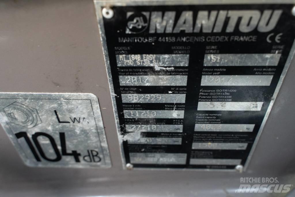 Manitou MT 1840 Teleskopiskie manipulatori