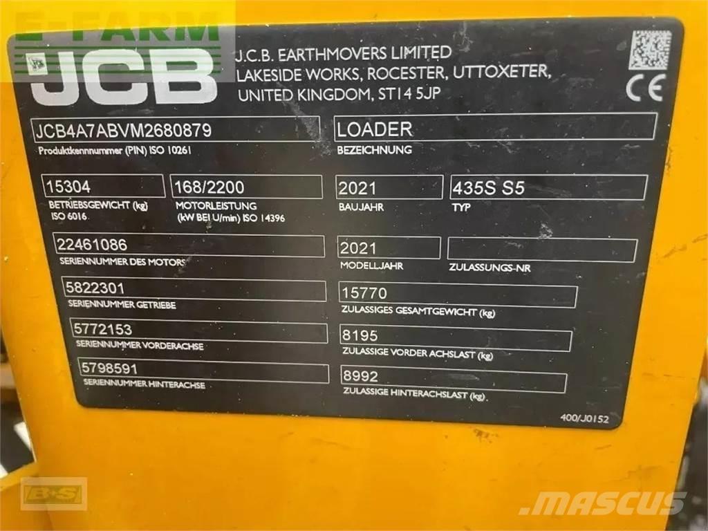 JCB 435s s5 Mini ekskavatori < 7 t