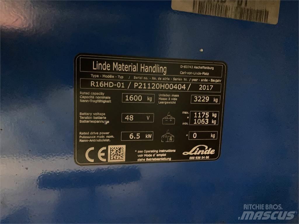 Linde R16HD Lielaugstuma pārvadātājs