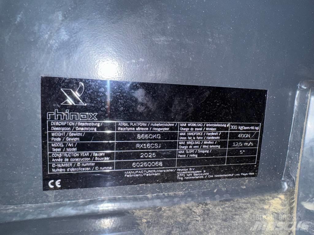 Rhinox RX 16 CSJ Teleskopiskie pacēlāji