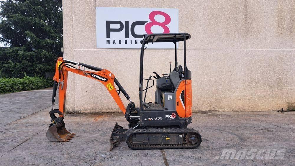 Doosan DX 17 Mini ekskavatori < 7 t