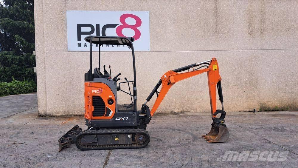 Doosan DX 17 Mini ekskavatori < 7 t