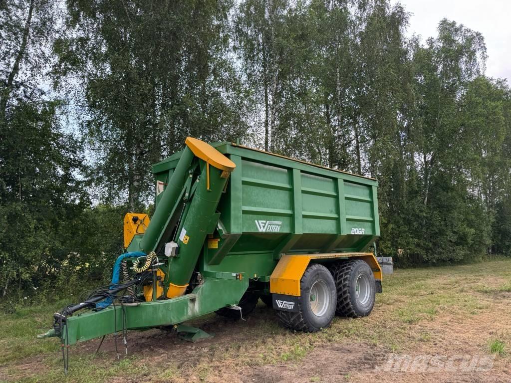 Western WF20GR Graudu pārkraušanas piekabes