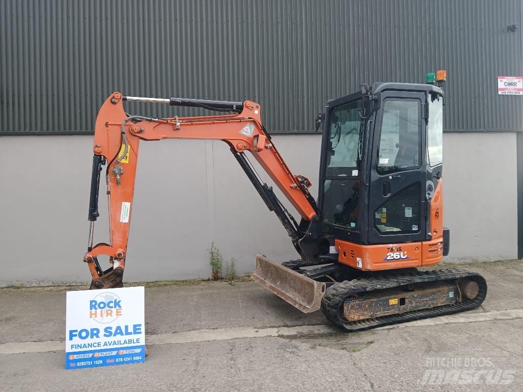 Hitachi ZX 26 U-6 Mini ekskavatori < 7 t