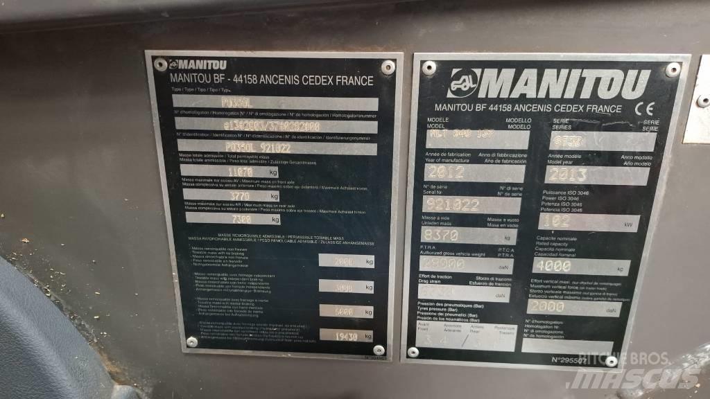 Manitou MLT 840-137 Teleskopiskie manipulatori