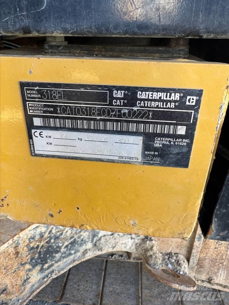 CAT 318 E L Kāpurķēžu ekskavatori