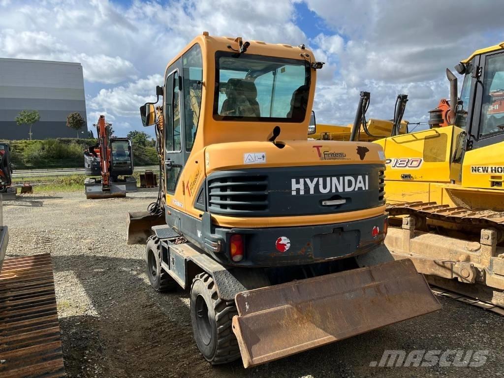 Hyundai R55W-9 Ekskavatori uz riteņiem