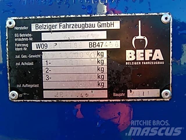 BEFA 6500 Kokvedēju piekabes