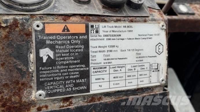 Hyster H 8.00 XL 5 Pašgājēji krautnētāji