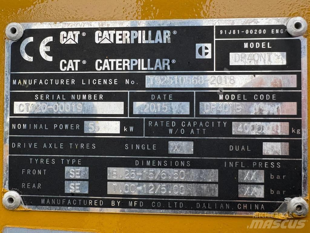 CAT DP40NT Tehnika ar dīzeļa dzinēju