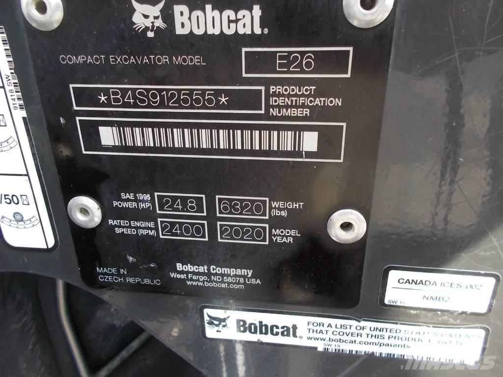 Bobcat E26GM Mini ekskavatori < 7 t