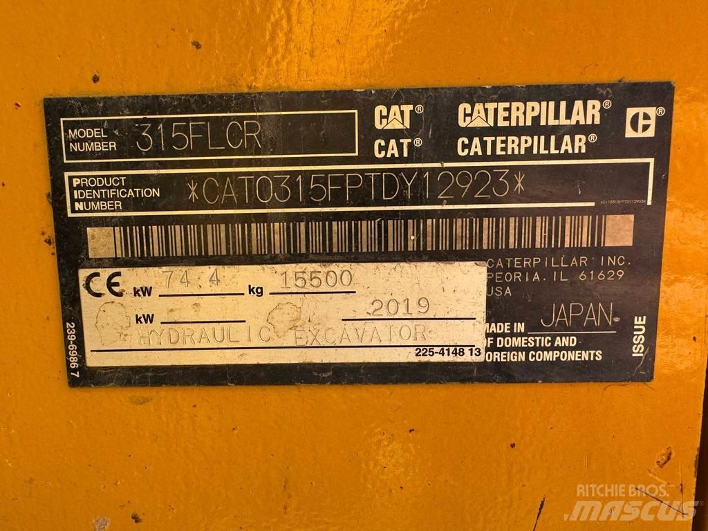 CAT 315F LCR Kāpurķēžu ekskavatori