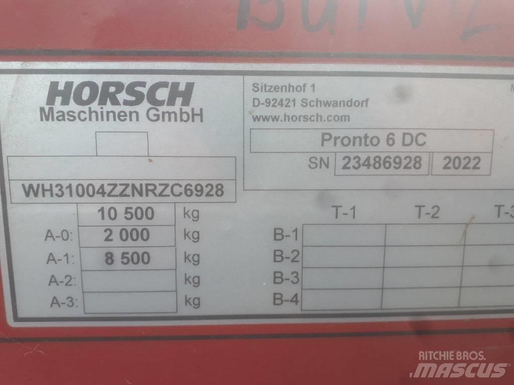 Horsch Pronto 6 DC Sējmašīnas