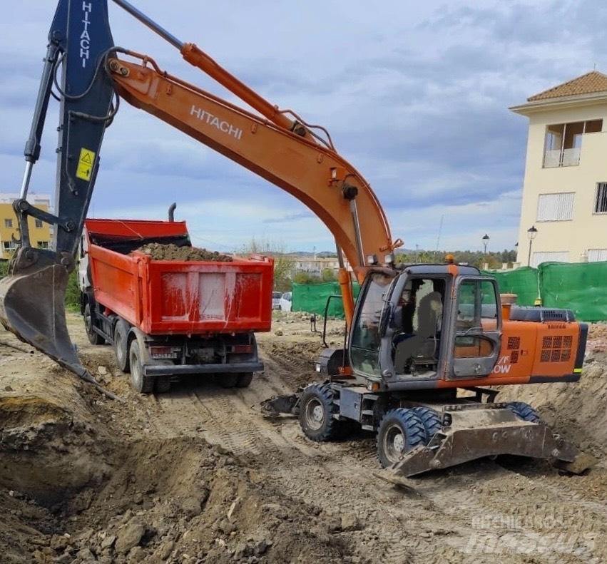 Hitachi ZX 210 W Ekskavatori uz riteņiem