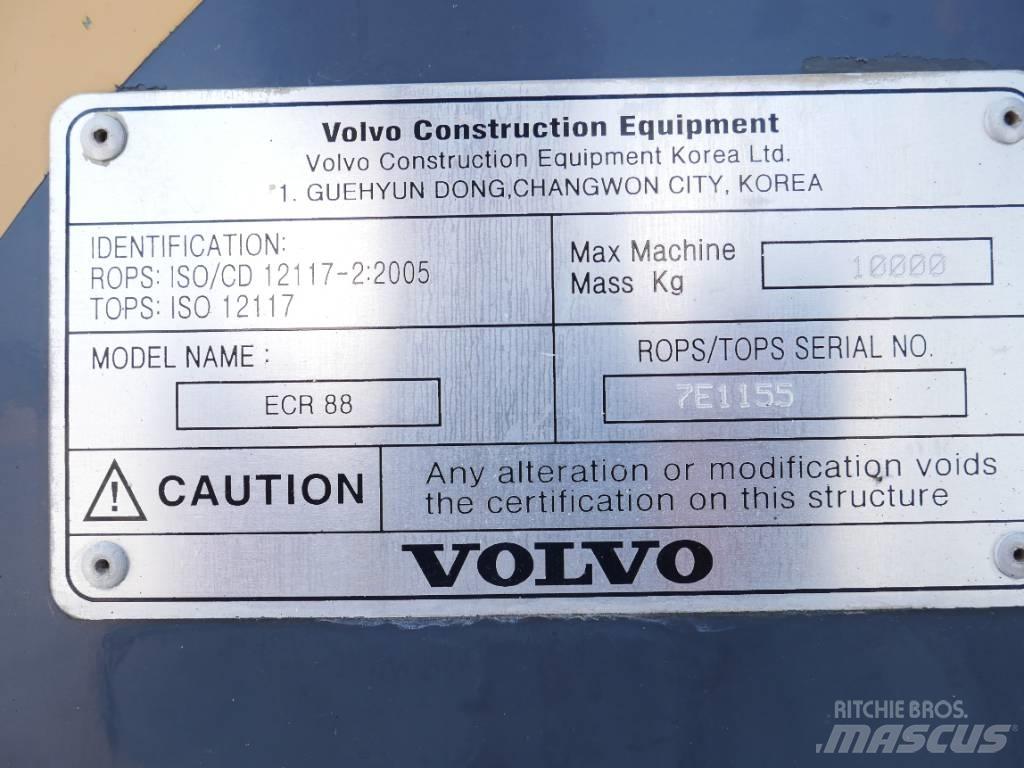 Volvo ECR 88 Vidēja lieluma ekskavatori 7 t - 12 t