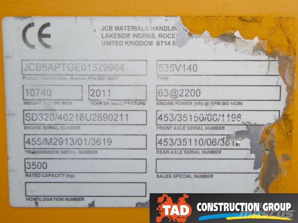 JCB 535-140 Hiviz Teleskopiskie manipulatori