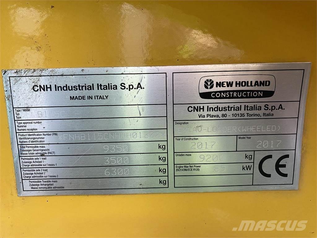 New Holland LB115 Ekskavatori-iekrāvēji