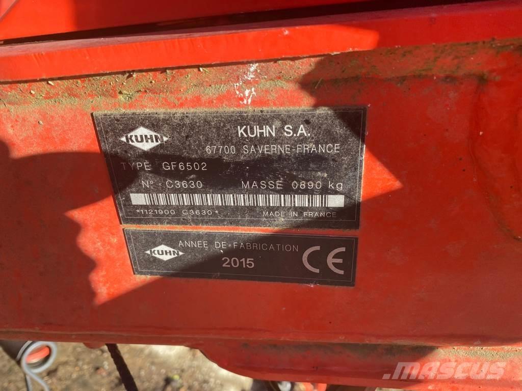 Kuhn GF 6502 Grābekļi un siena ārdītāji