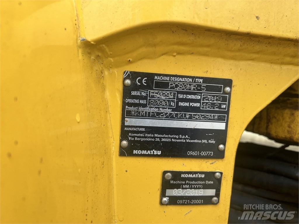 Komatsu PC 80 MR Vidēja lieluma ekskavatori 7 t - 12 t