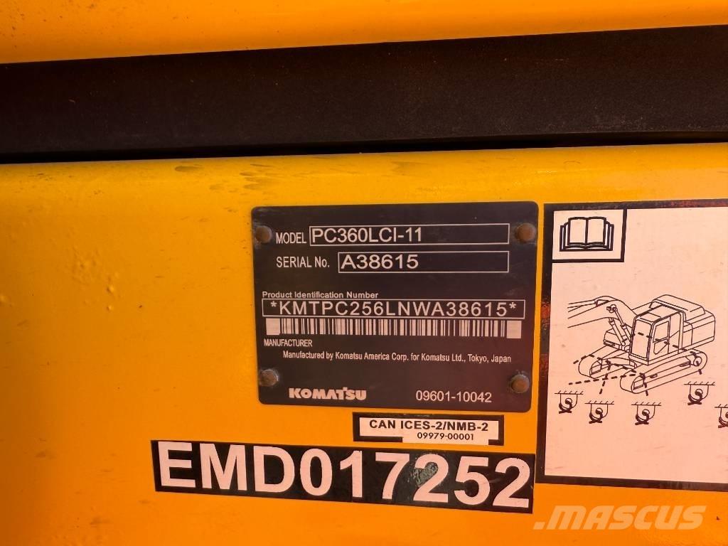 Komatsu PC360LCi-11 Kāpurķēžu ekskavatori