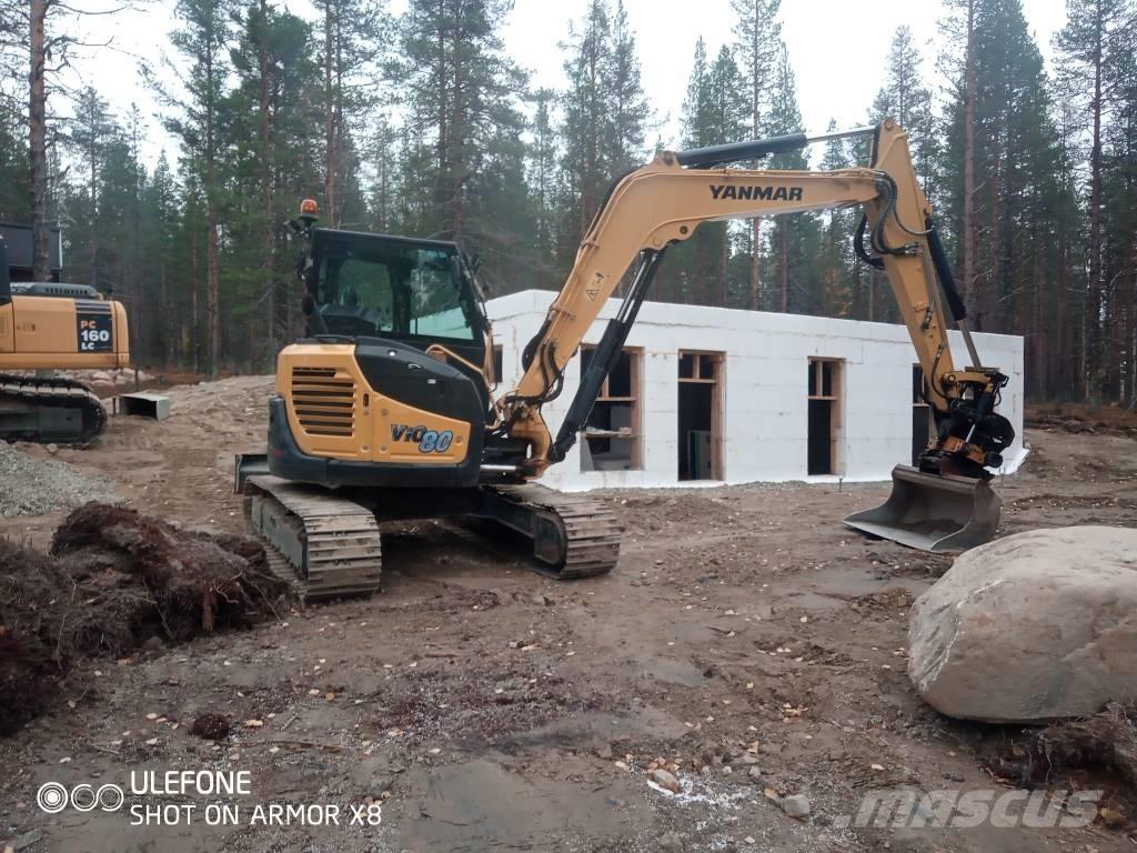 Yanmar Vio 80-1A Vidēja lieluma ekskavatori 7 t - 12 t