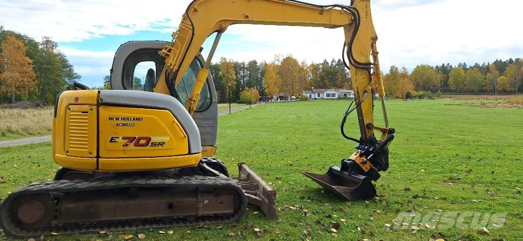 Kobelco E 70 SR Kāpurķēžu ekskavatori
