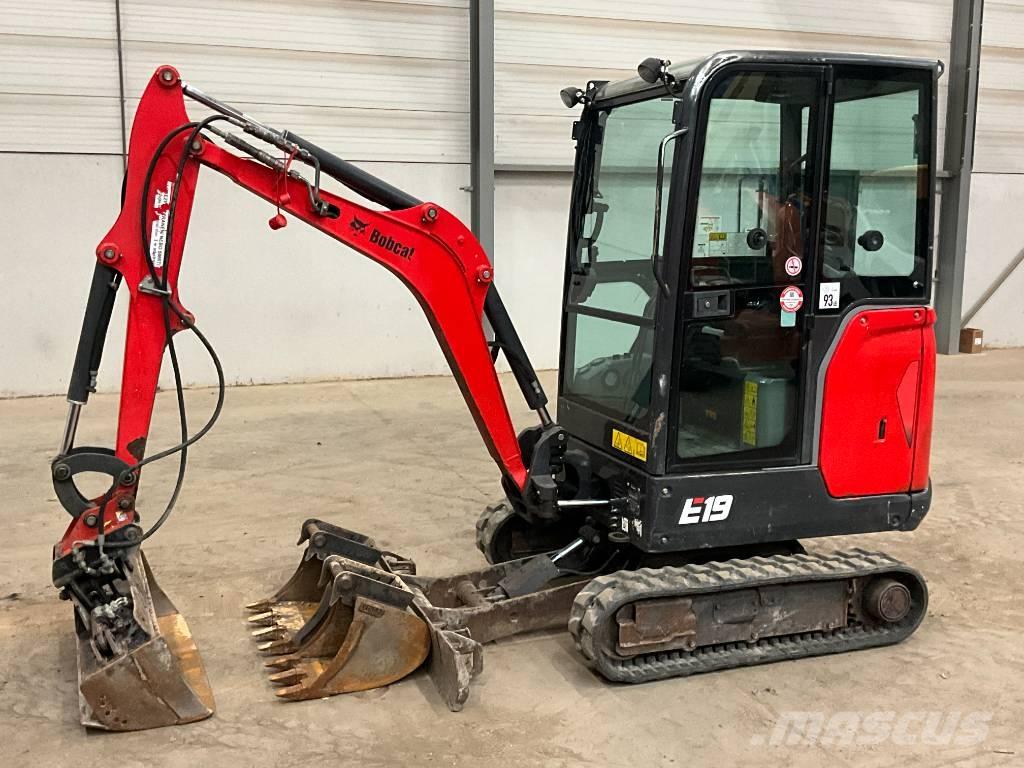 Bobcat E 19 Mini ekskavatori < 7 t