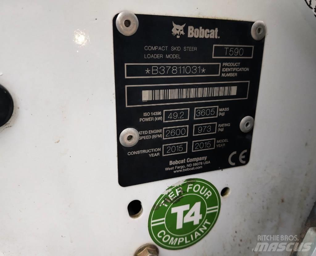 Bobcat T 590 Lietoti riteņu kompaktiekrāvēji