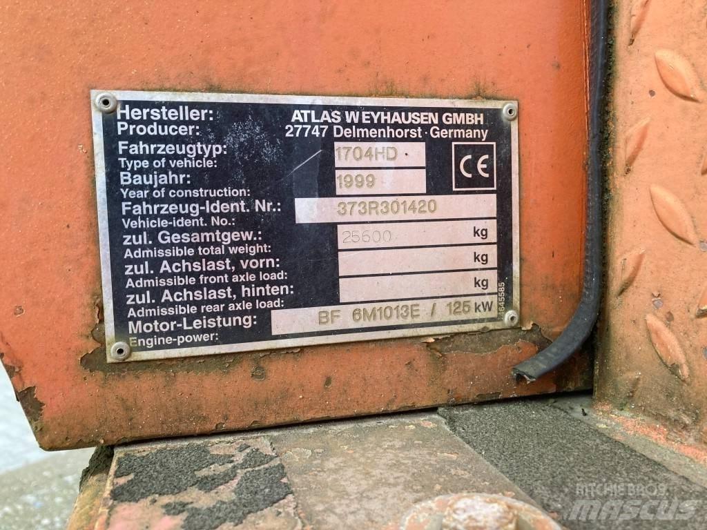 Atlas 1704 HD Kāpurķēžu ekskavatori