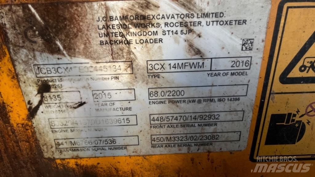 JCB 3 CX Ekskavatori-iekrāvēji