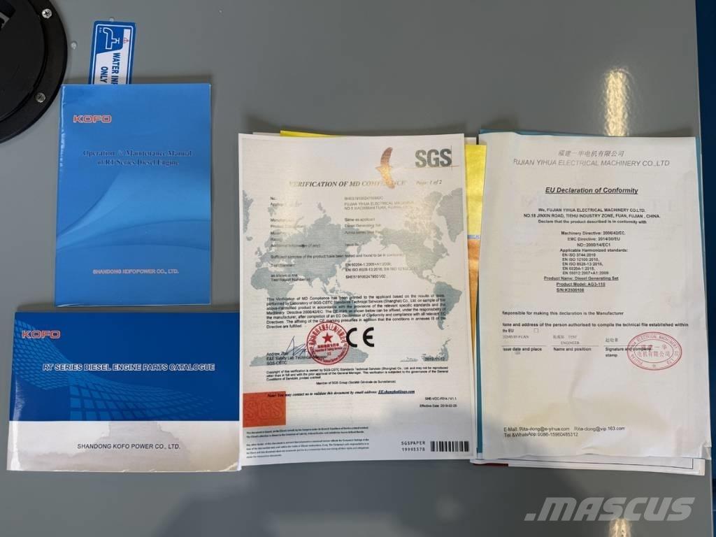 Ashita 110 kva Dīzeļģeneratori
