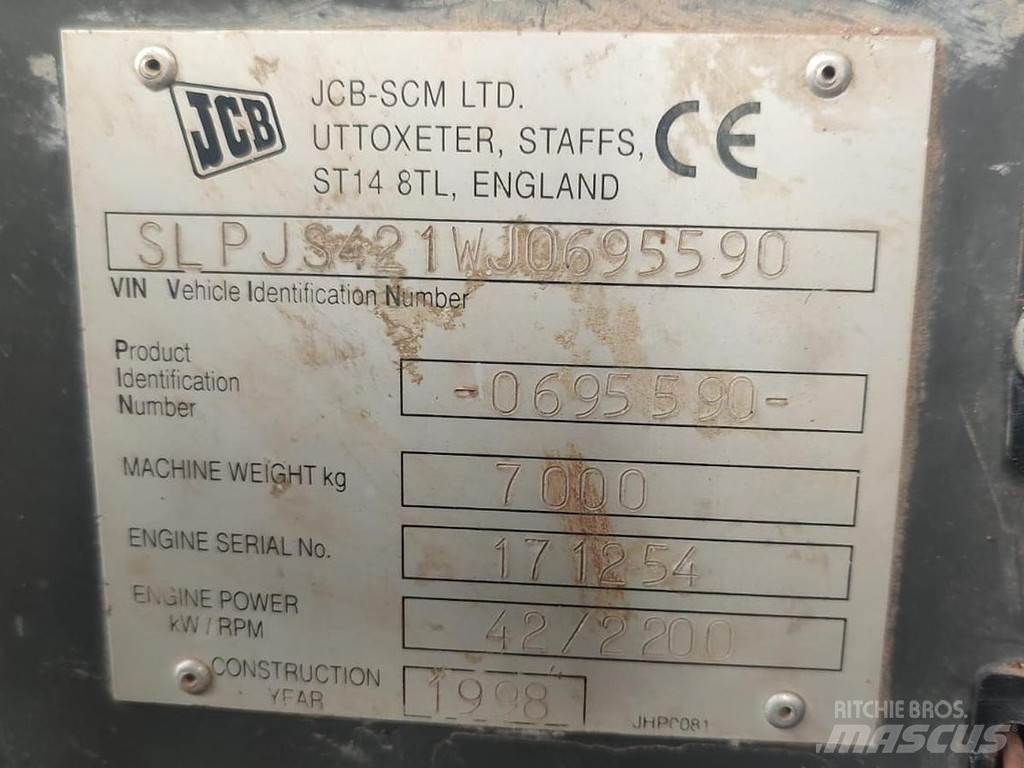 JCB JS70 Vidēja lieluma ekskavatori 7 t - 12 t
