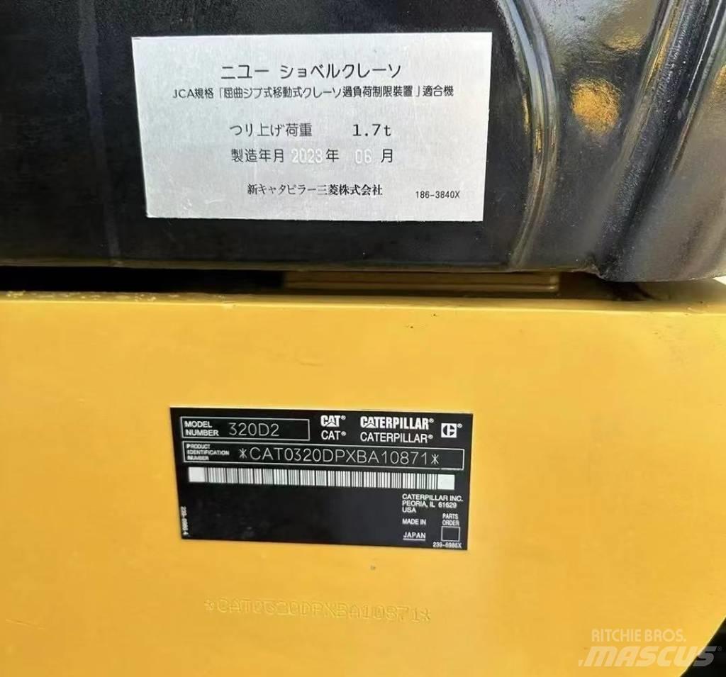 CAT 320 D Kāpurķēžu ekskavatori