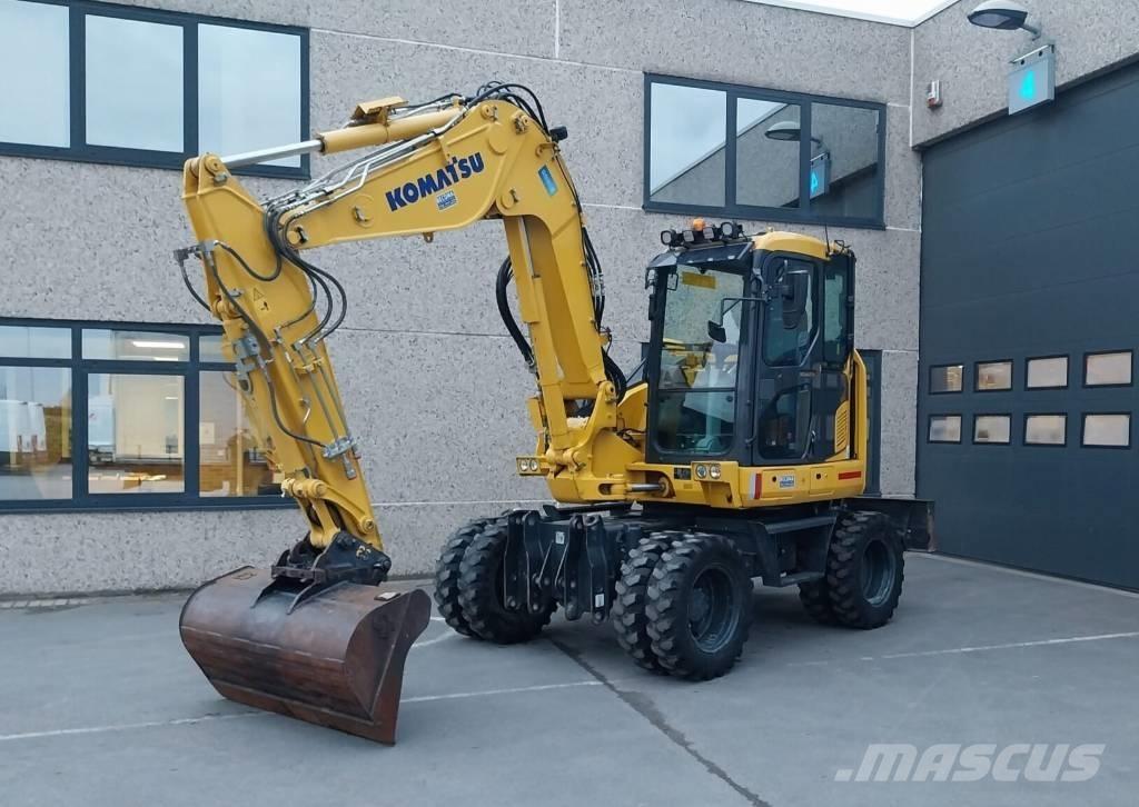 Komatsu PW 98 MR-11 Ekskavatori uz riteņiem
