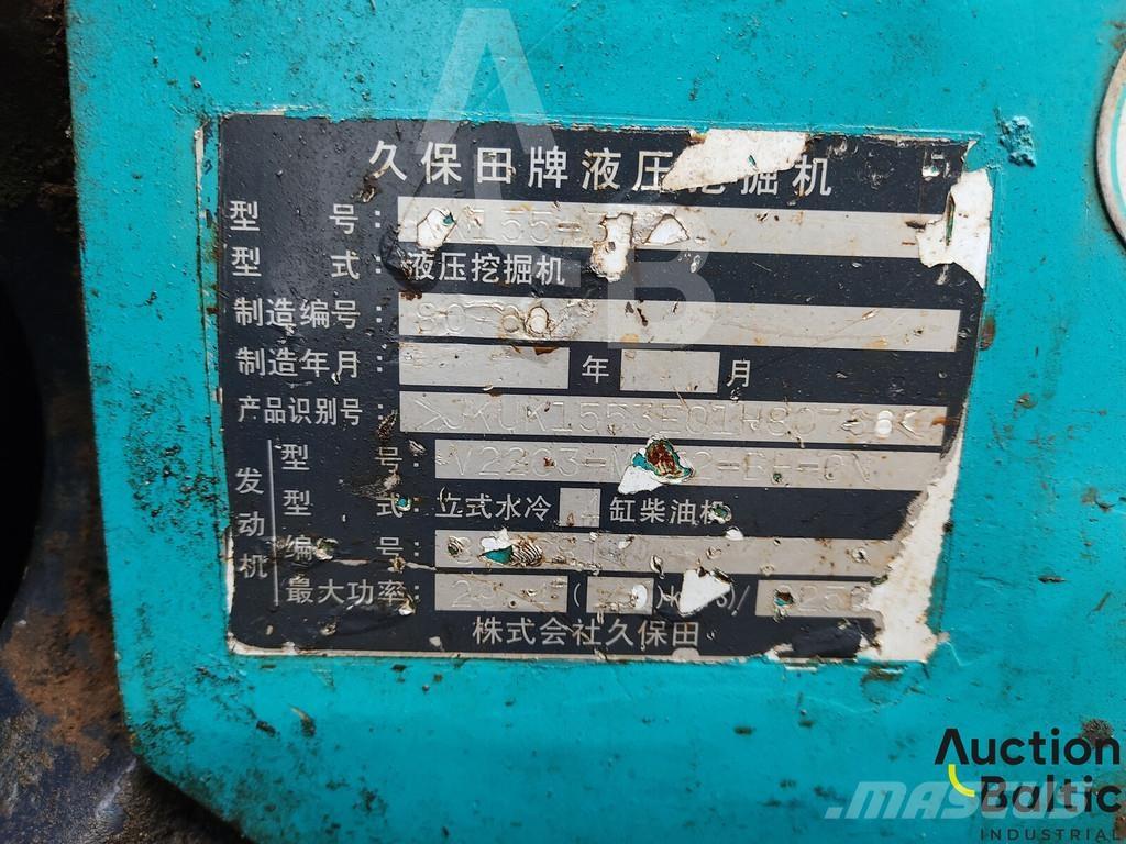 Kubota KX155-3 Mini ekskavatori < 7 t