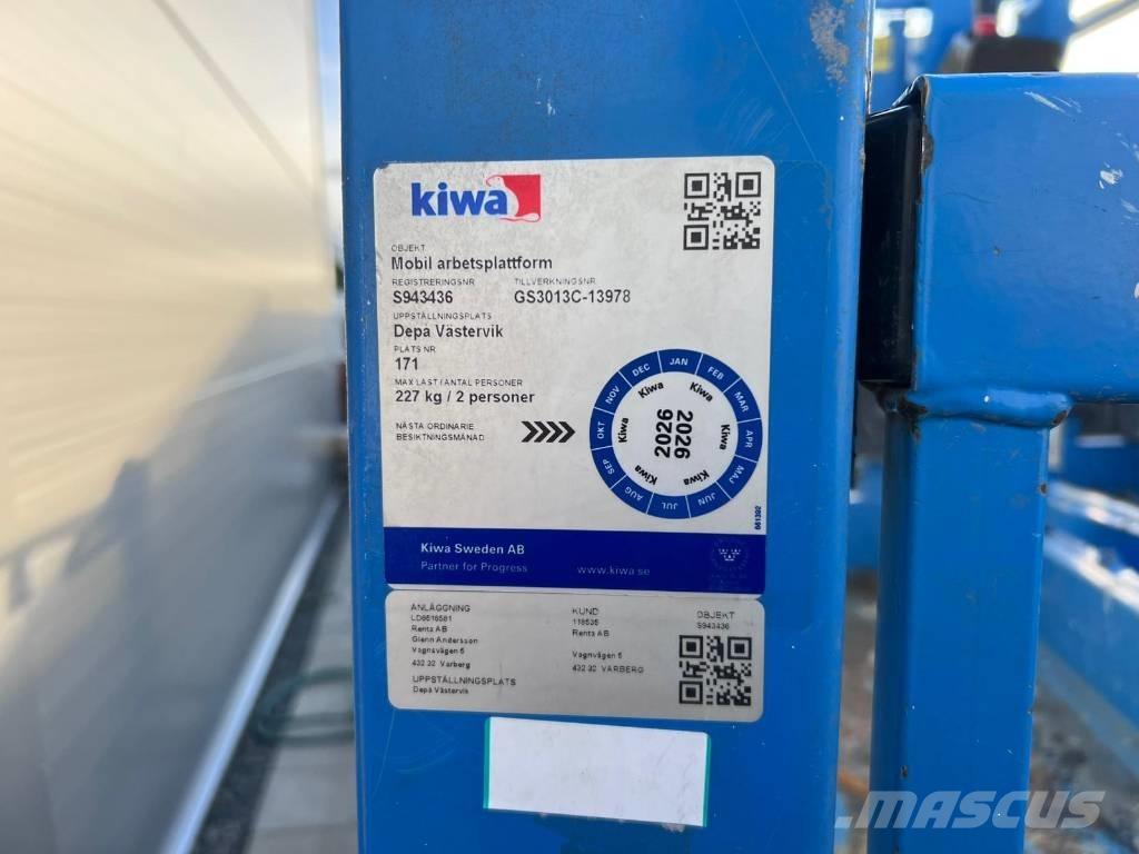 Genie GS 1932 Šķerveida pacēlāji